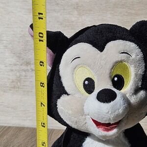 Disney Pinocchio Figaro Plush Black White Tuxedo Cat Stuffed Animal 10 Inch Toy